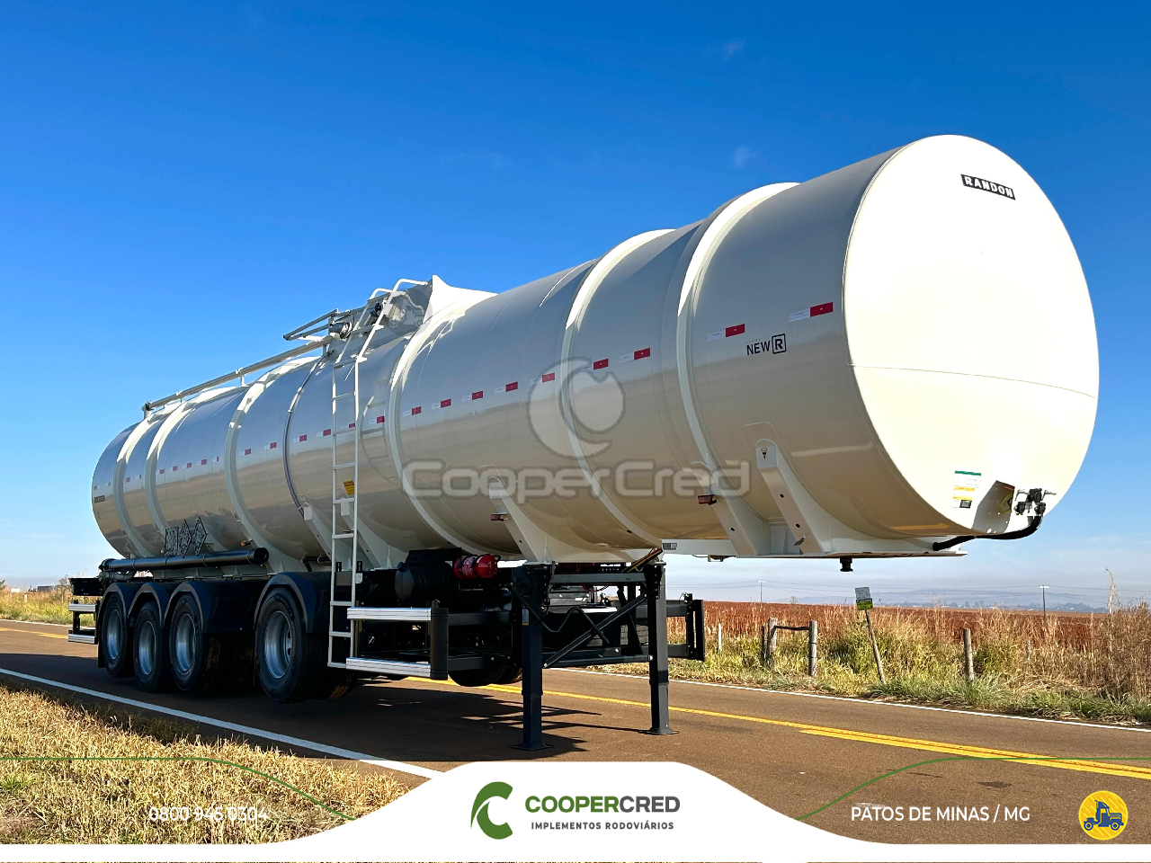CARRETA SEMI-REBOQUE TANQUE AÇO Cooper Cred Implementos Rodoviários MG PATOS DE MINAS MINAS GERAIS MG